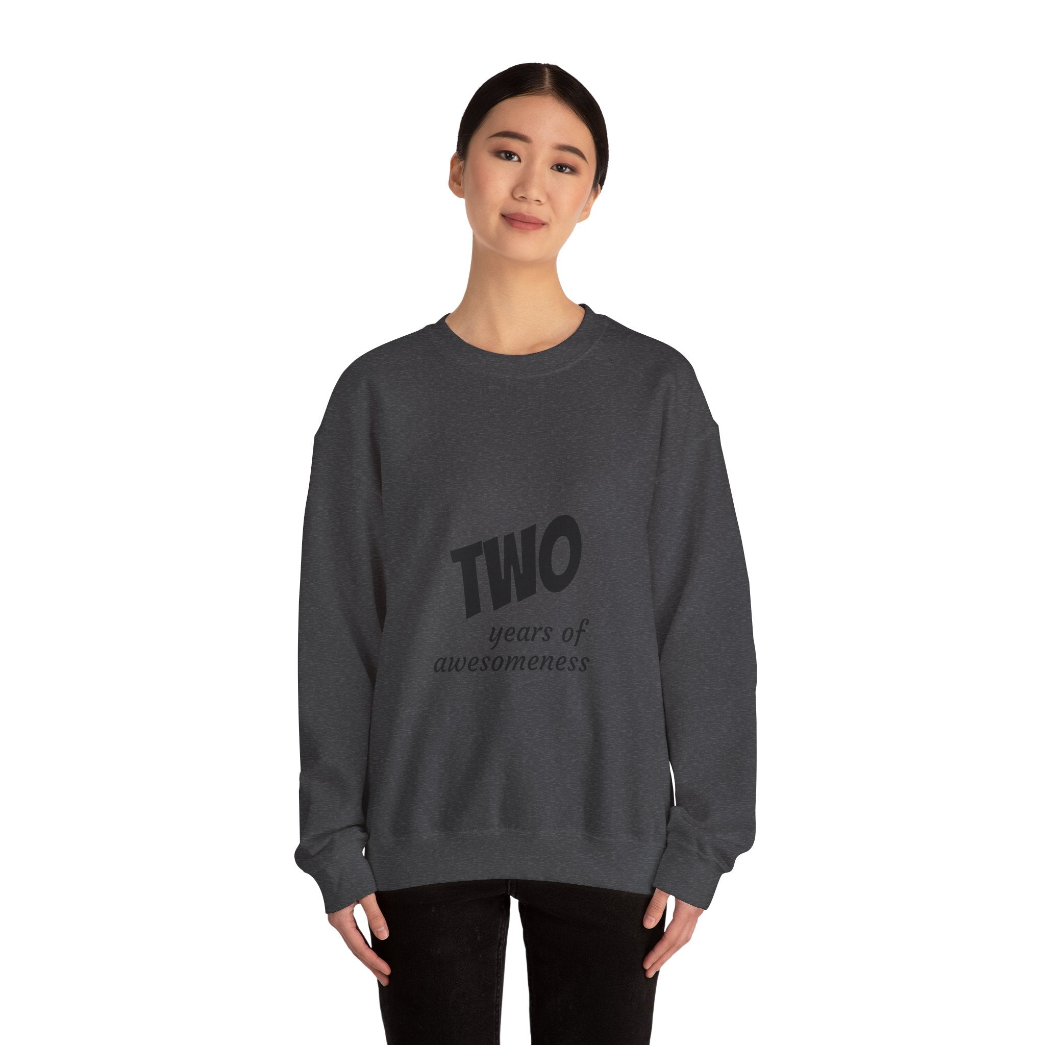 2 Years of Awesomeness Crewneck Sweatshirt