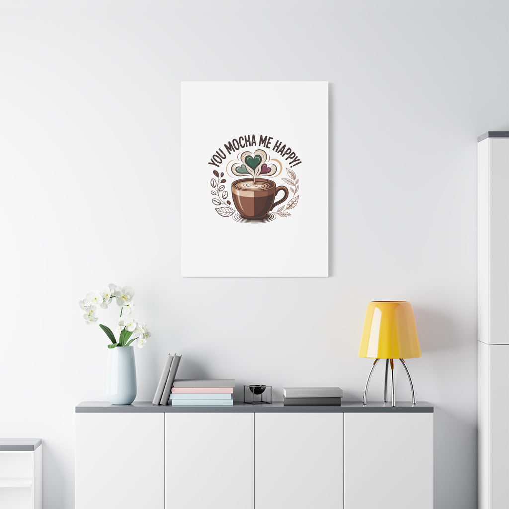 Cozy Mocha Wall Art Canvas