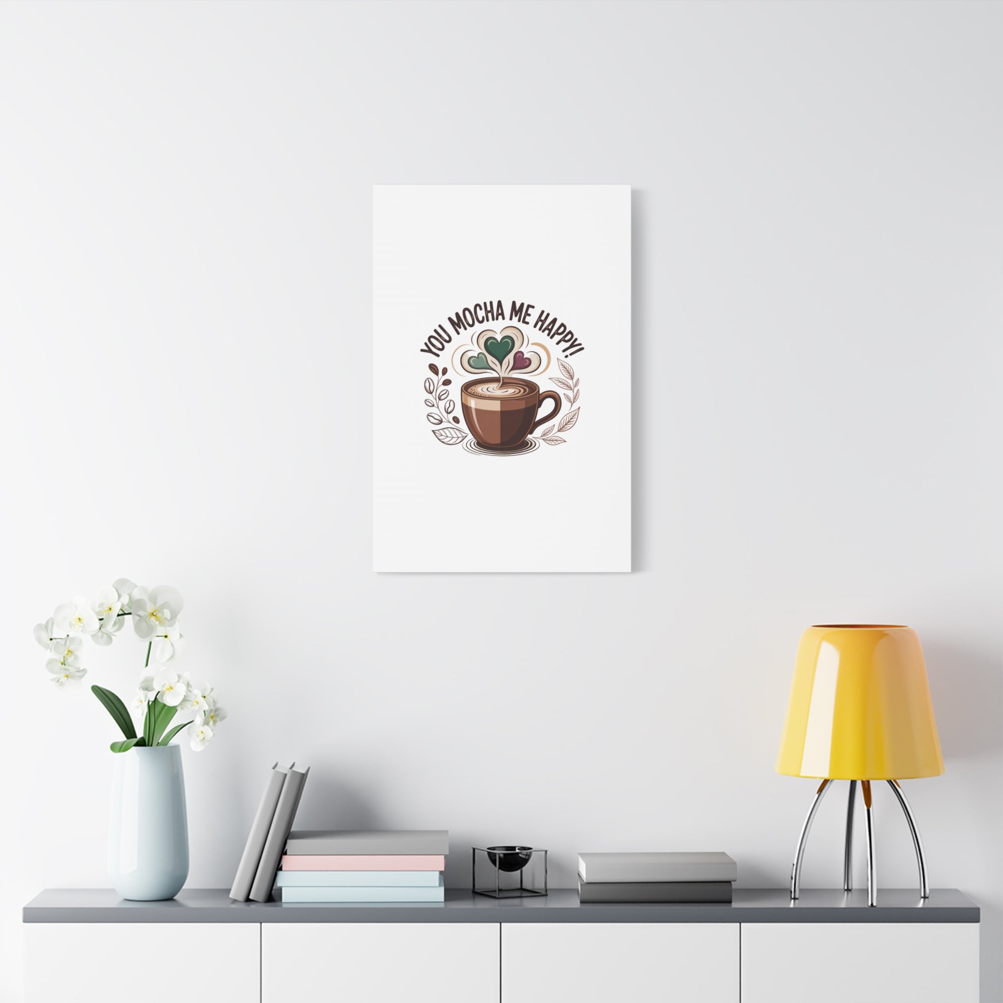 Cozy Mocha Wall Art Canvas