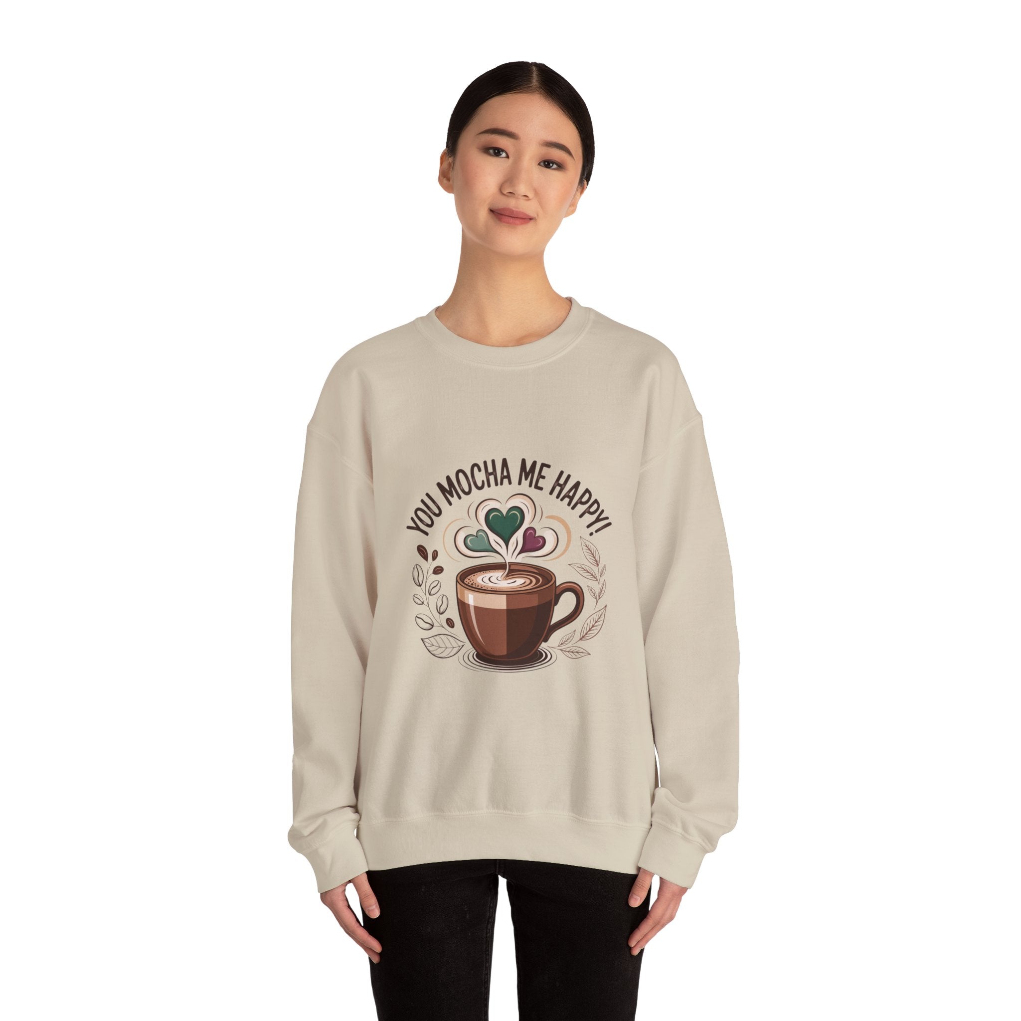 Cozy Mocha Crewneck Sweatshirt