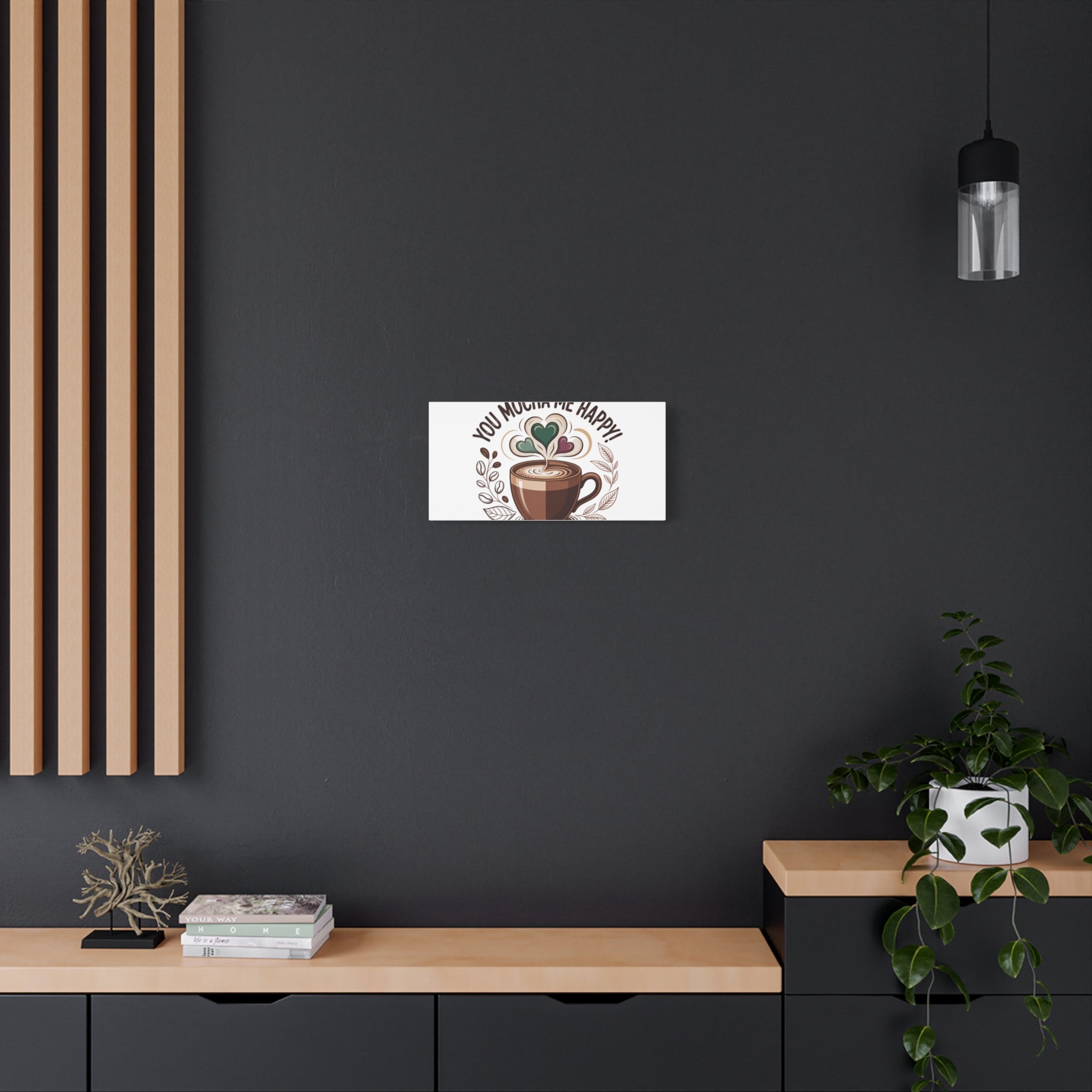 Cozy Mocha Wall Art Canvas
