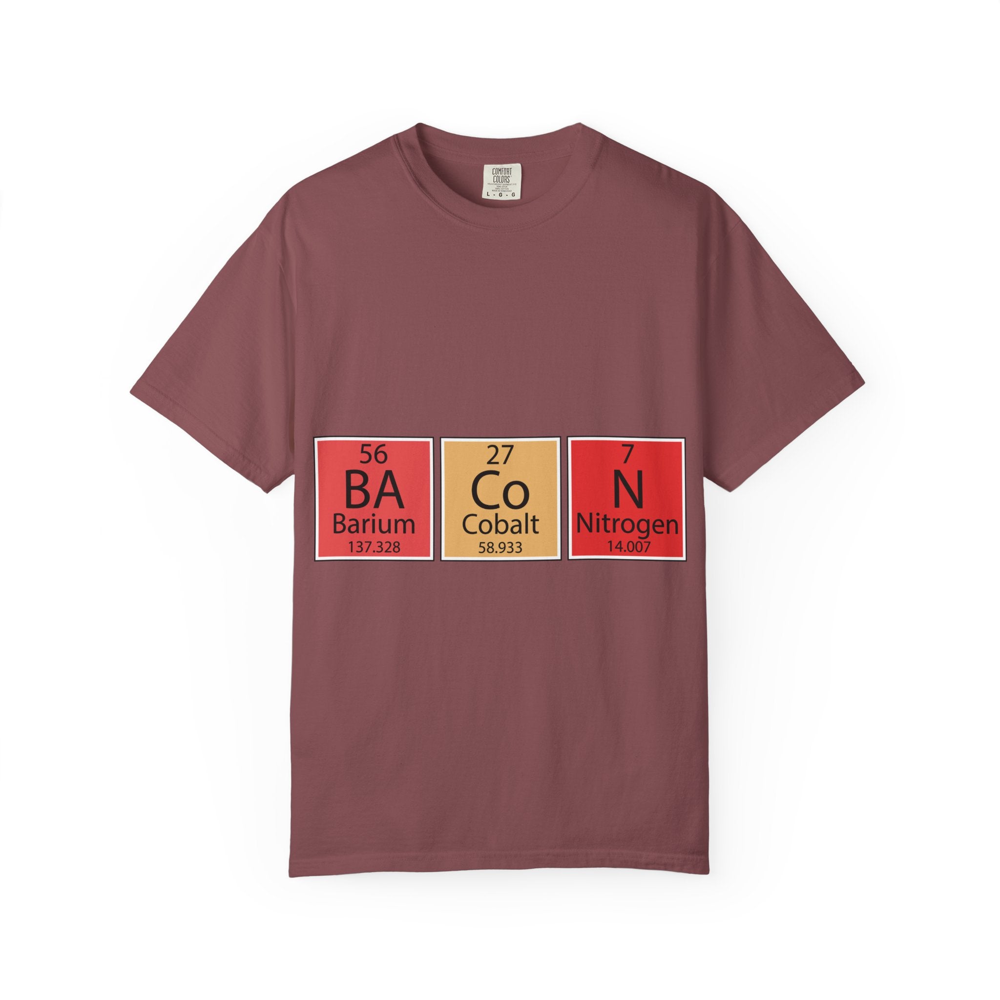 Bacon Periodic Table T-shirt | BA Co N Elements Graphic Tee