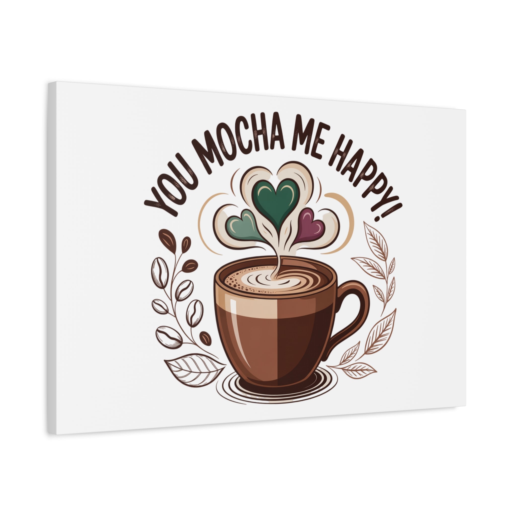 Cozy Mocha Wall Art Canvas
