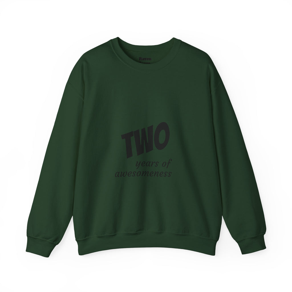 2 Years of Awesomeness Crewneck Sweatshirt