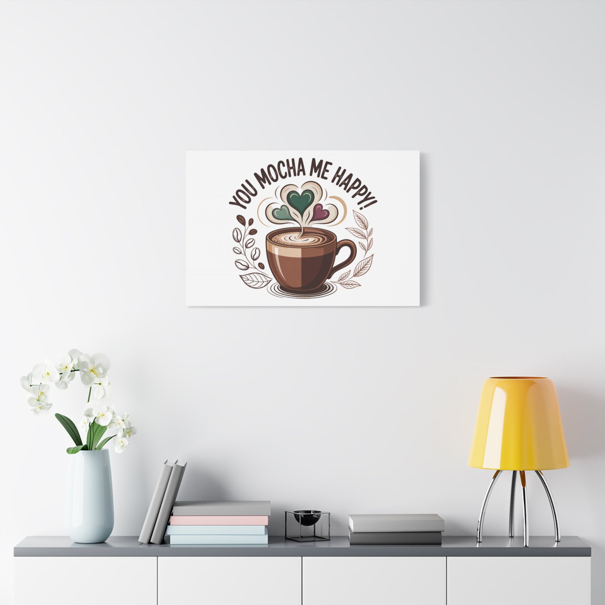 Cozy Mocha Wall Art Canvas