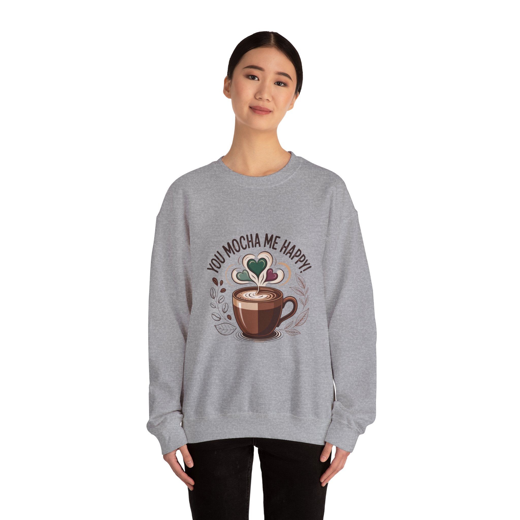 Cozy Mocha Crewneck Sweatshirt