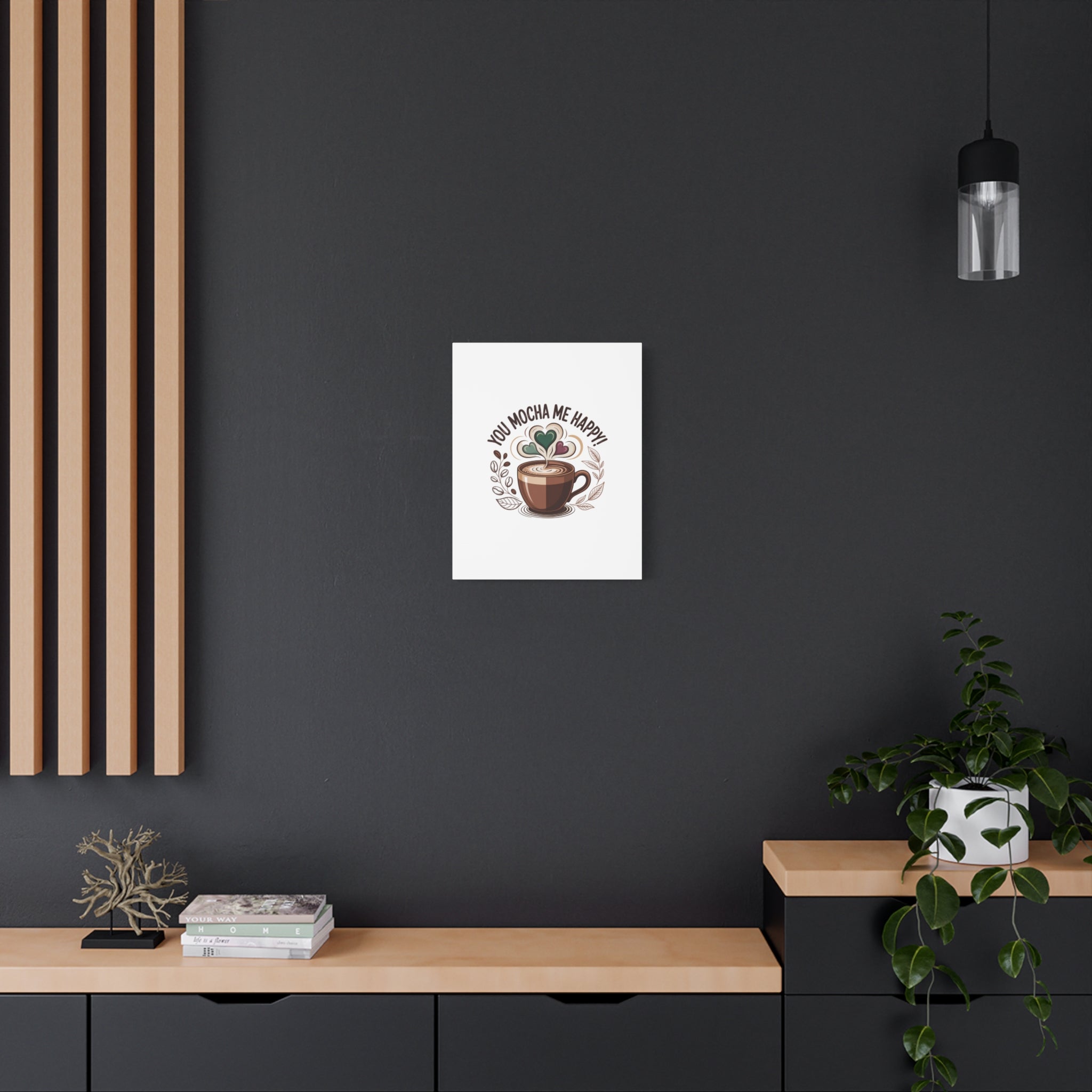 Cozy Mocha Wall Art Canvas