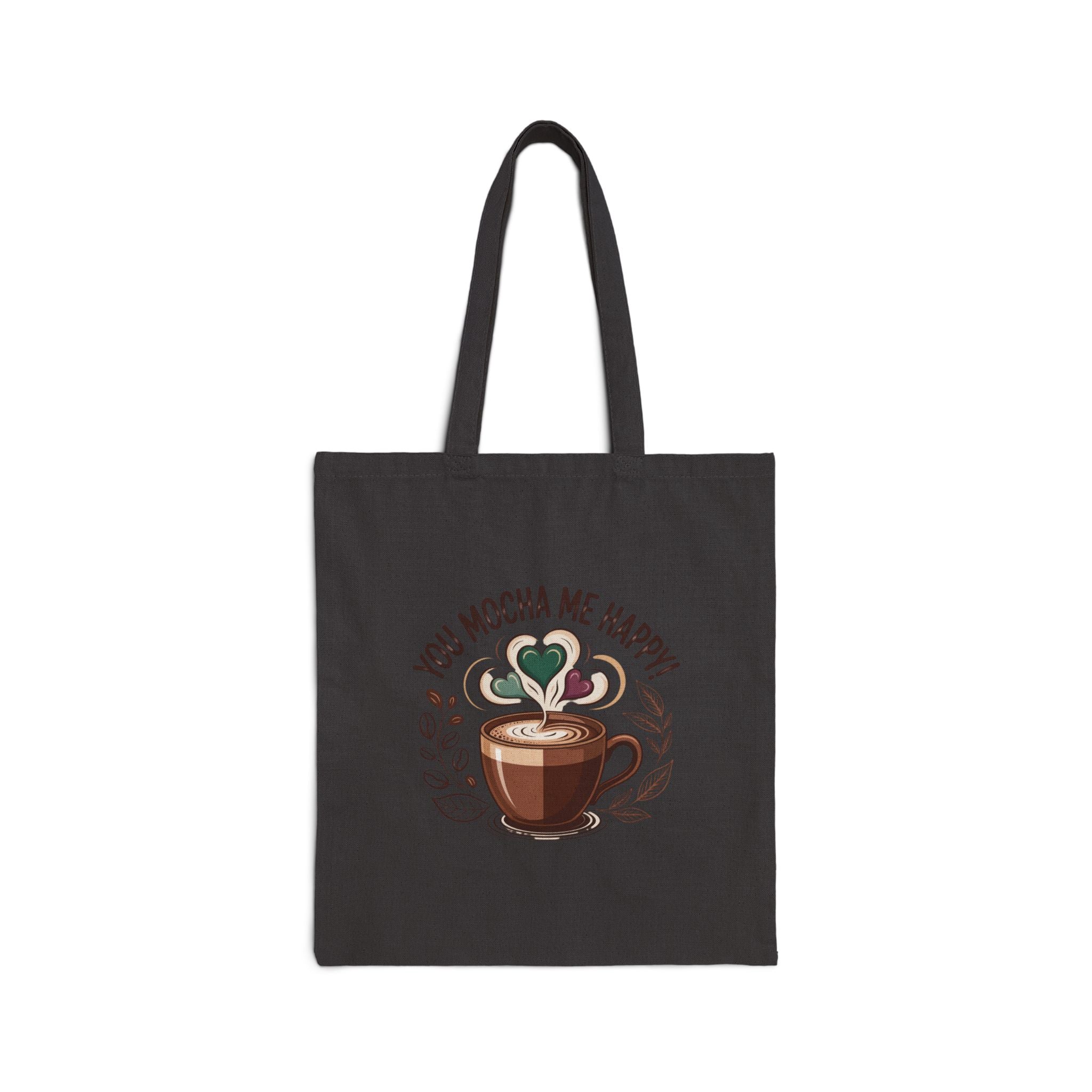 Cozy Mocha Canvas Tote
