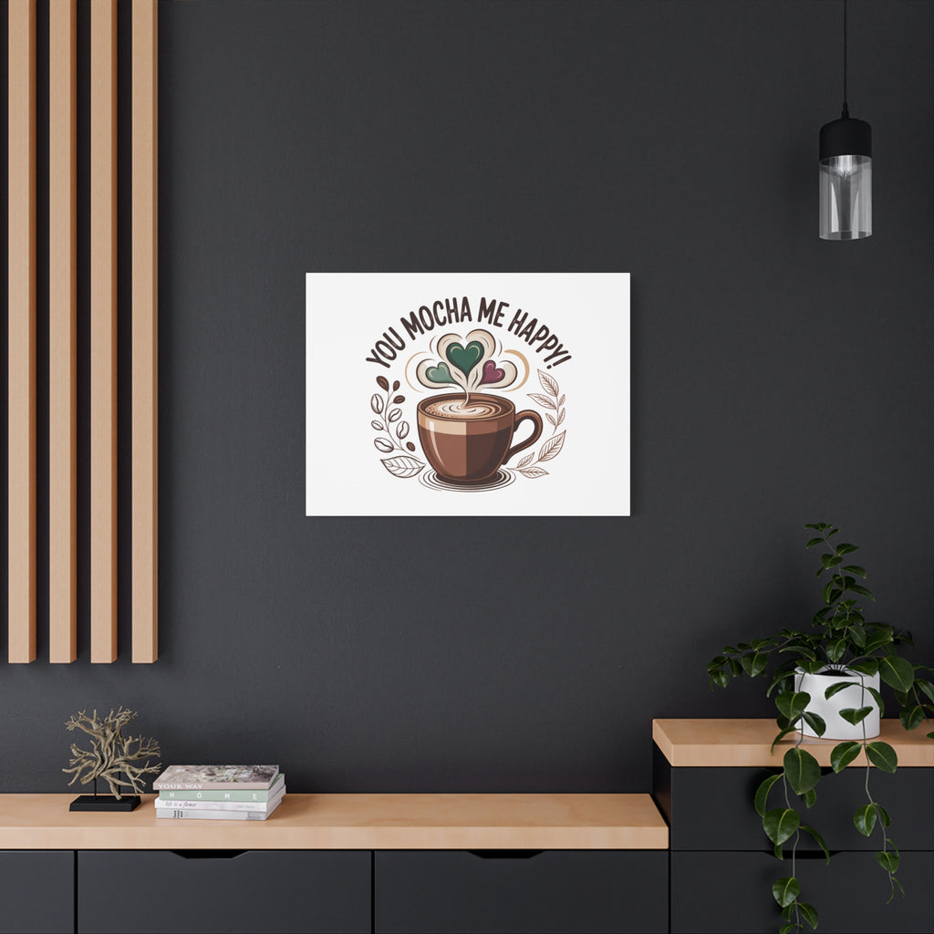 Cozy Mocha Wall Art Canvas