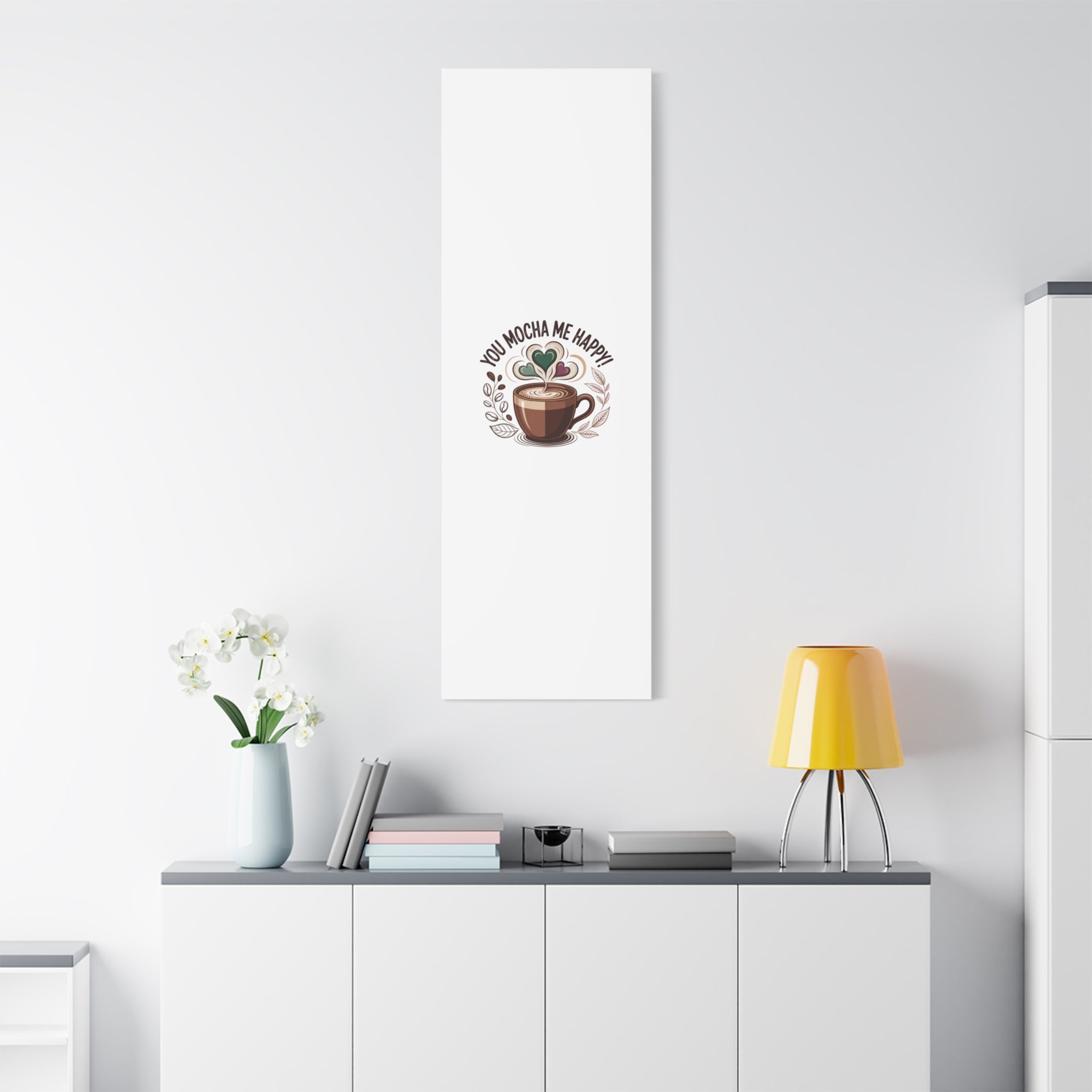 Cozy Mocha Wall Art Canvas