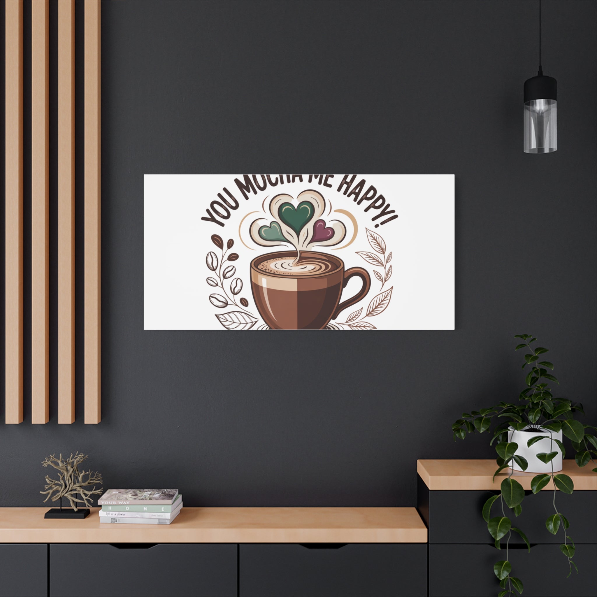 Cozy Mocha Wall Art Canvas