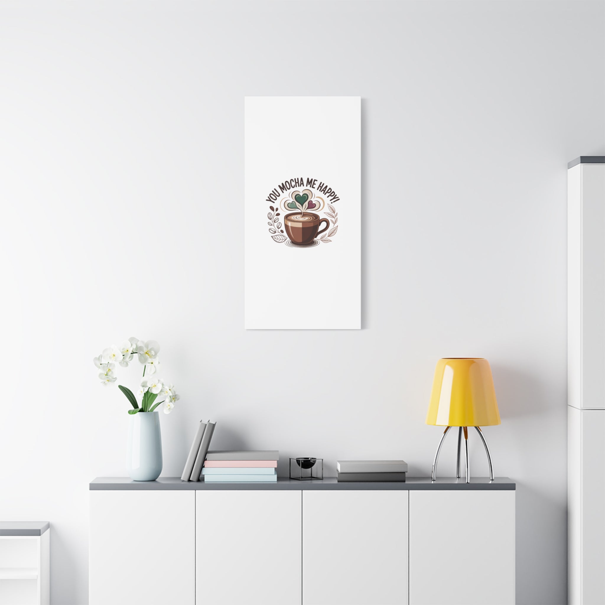 Cozy Mocha Wall Art Canvas