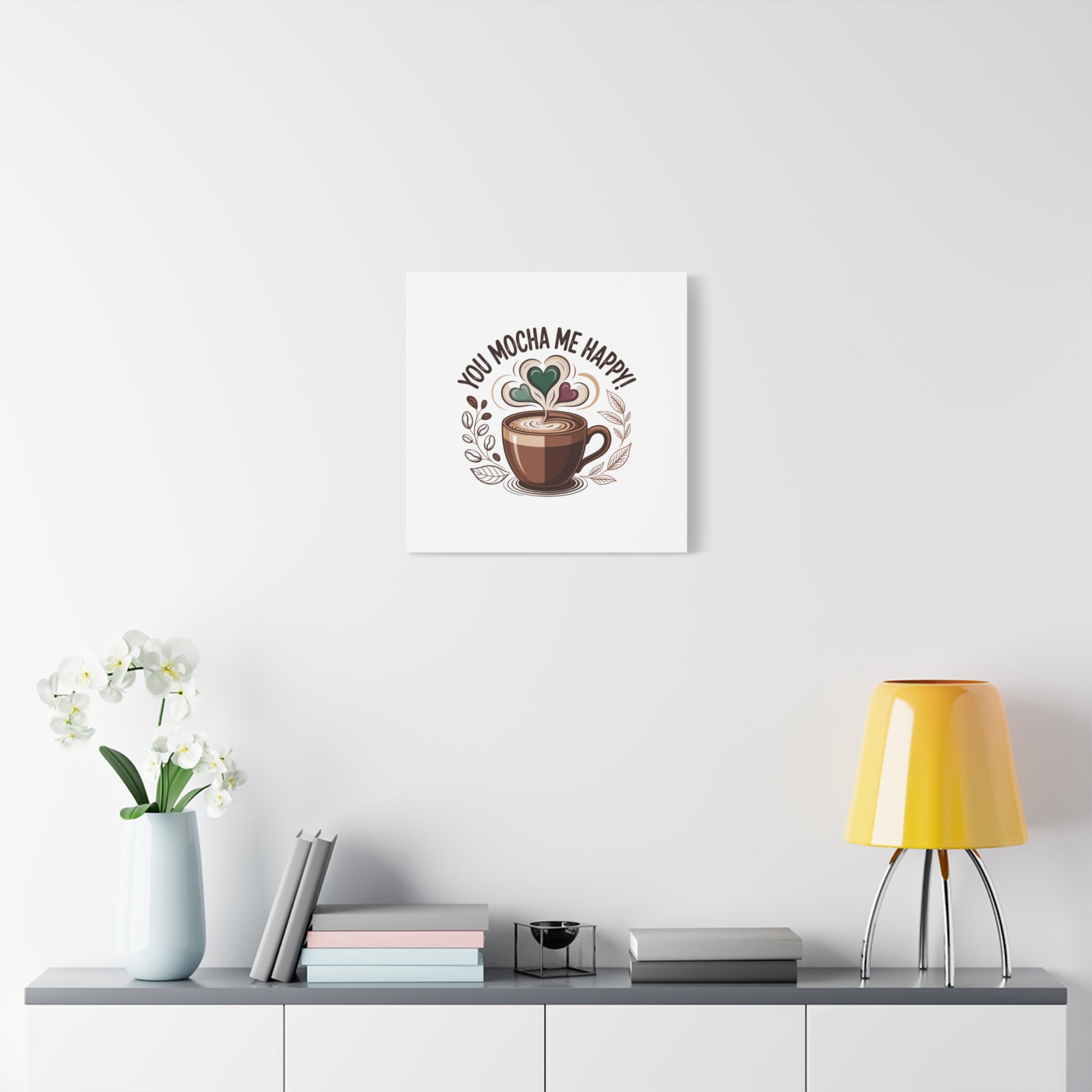 Cozy Mocha Wall Art Canvas