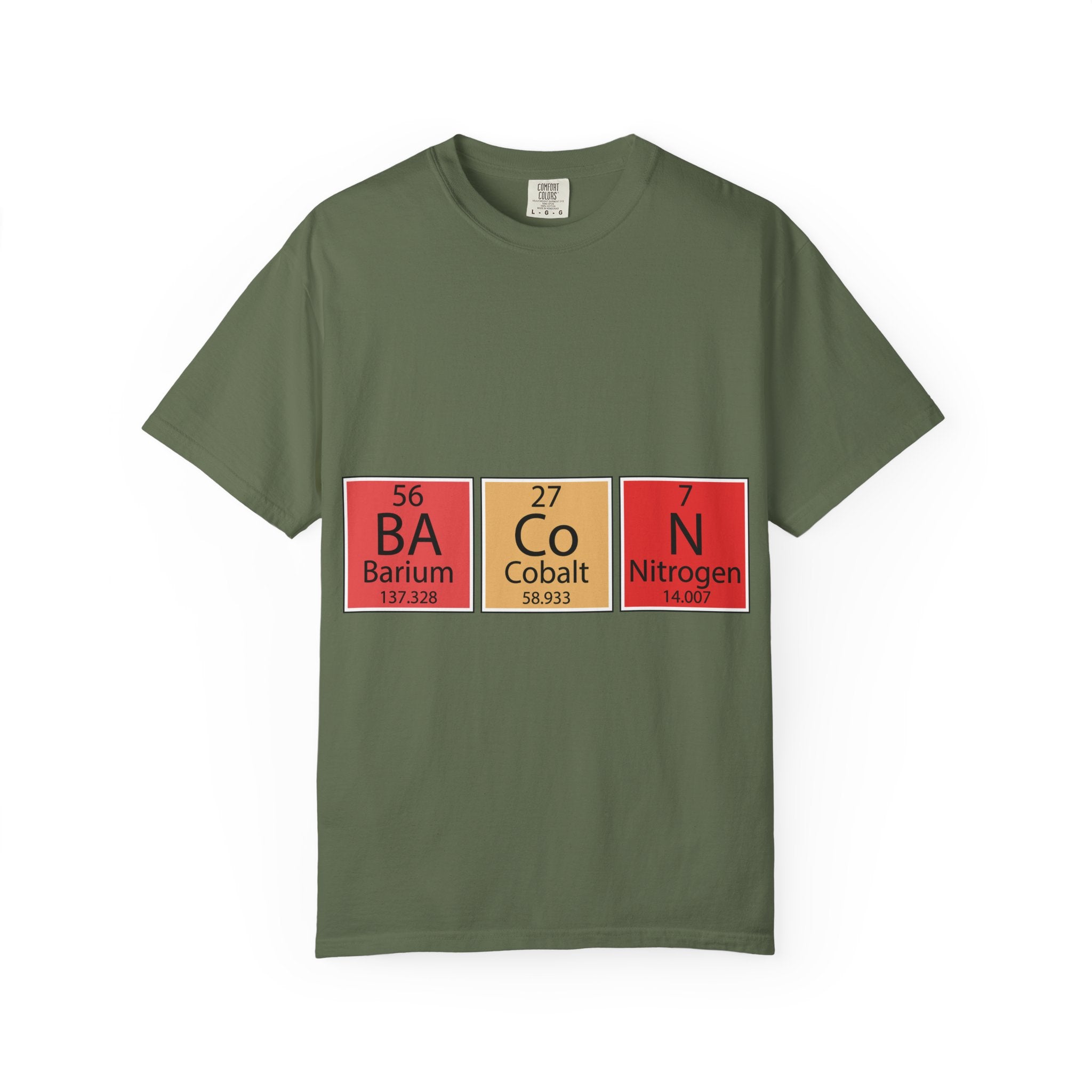 Bacon Periodic Table T-shirt | BA Co N Elements Graphic Tee