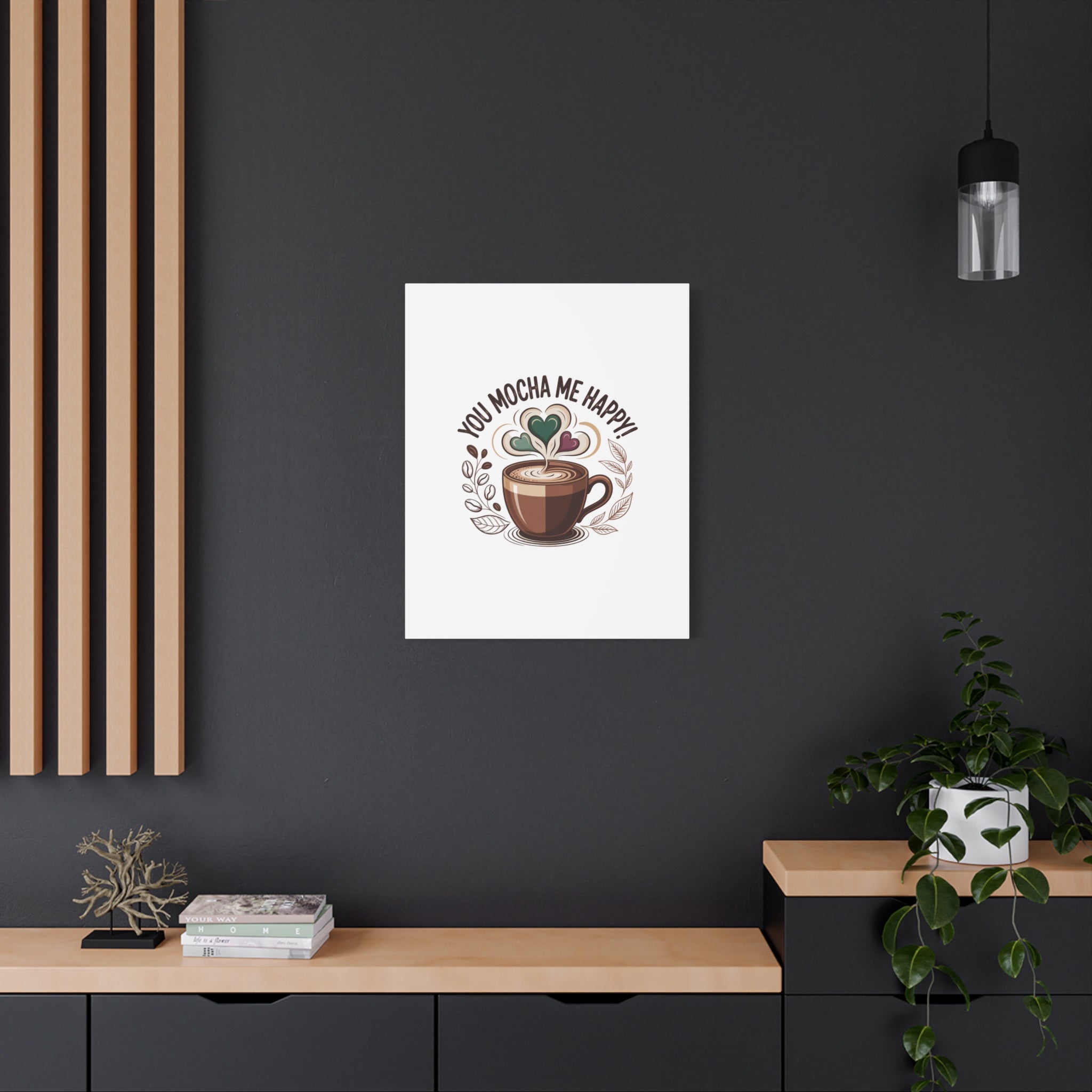 Cozy Mocha Wall Art Canvas