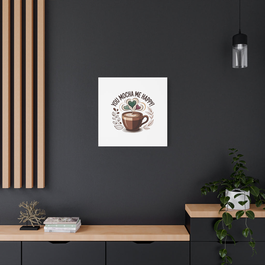 Cozy Mocha Wall Art Canvas
