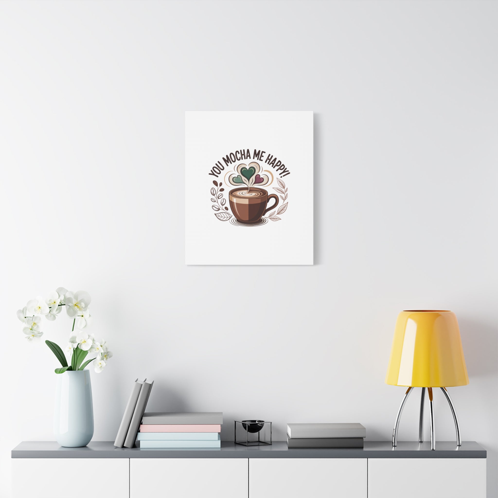 Cozy Mocha Wall Art Canvas