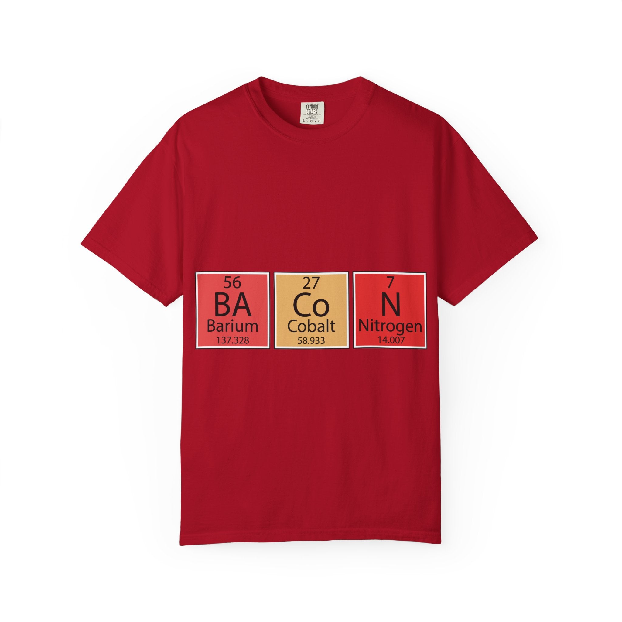 Bacon Periodic Table T-shirt | BA Co N Elements Graphic Tee