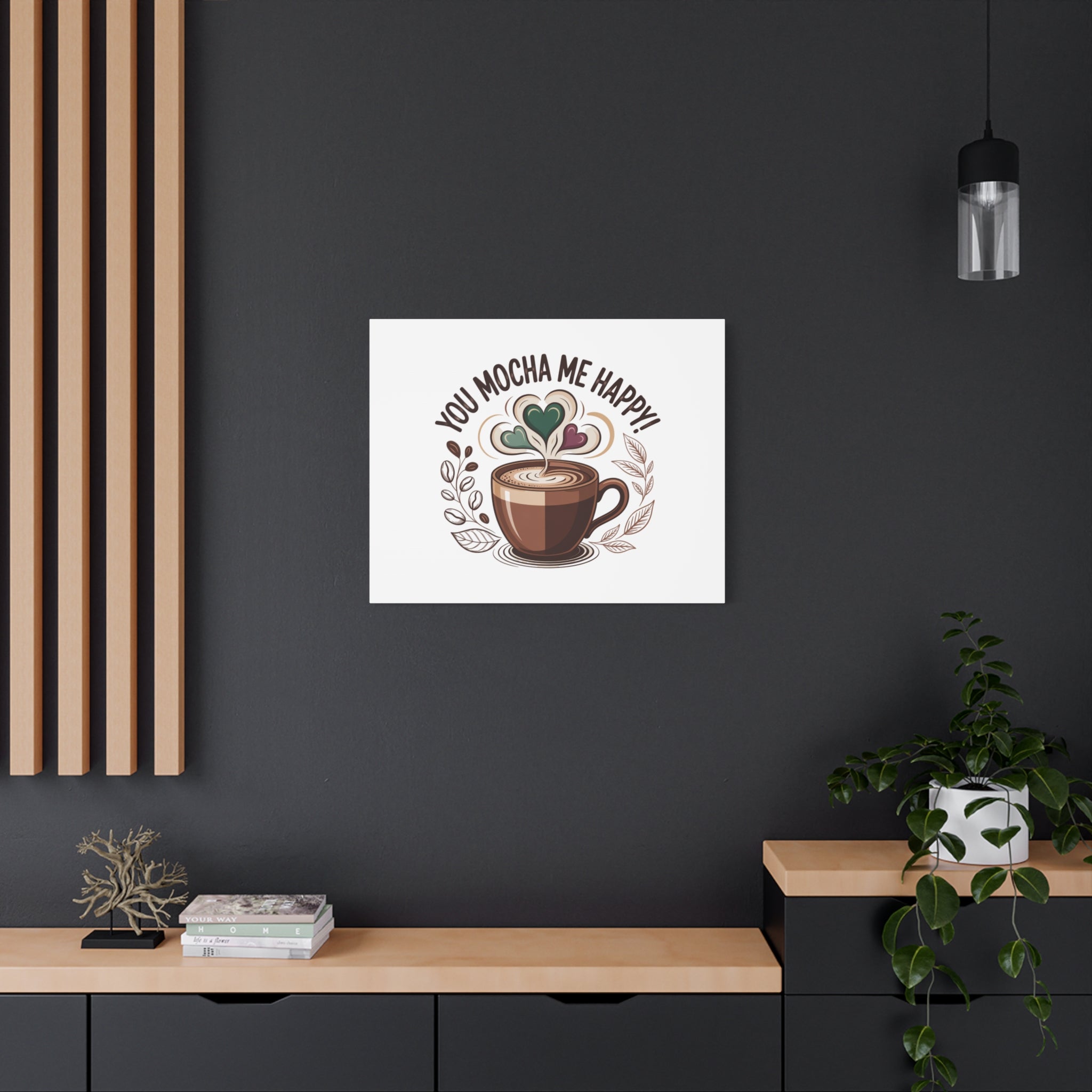 Cozy Mocha Wall Art Canvas