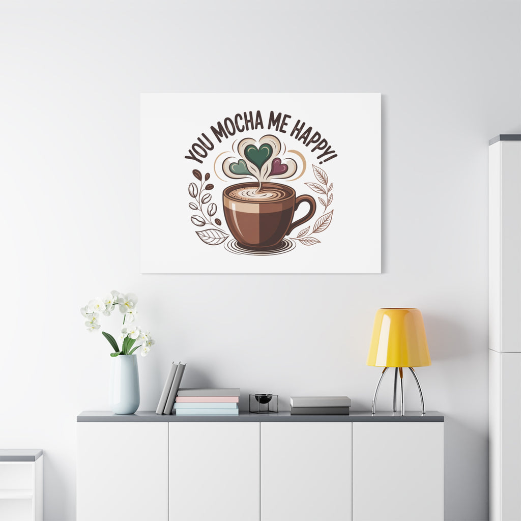 Cozy Mocha Wall Art Canvas