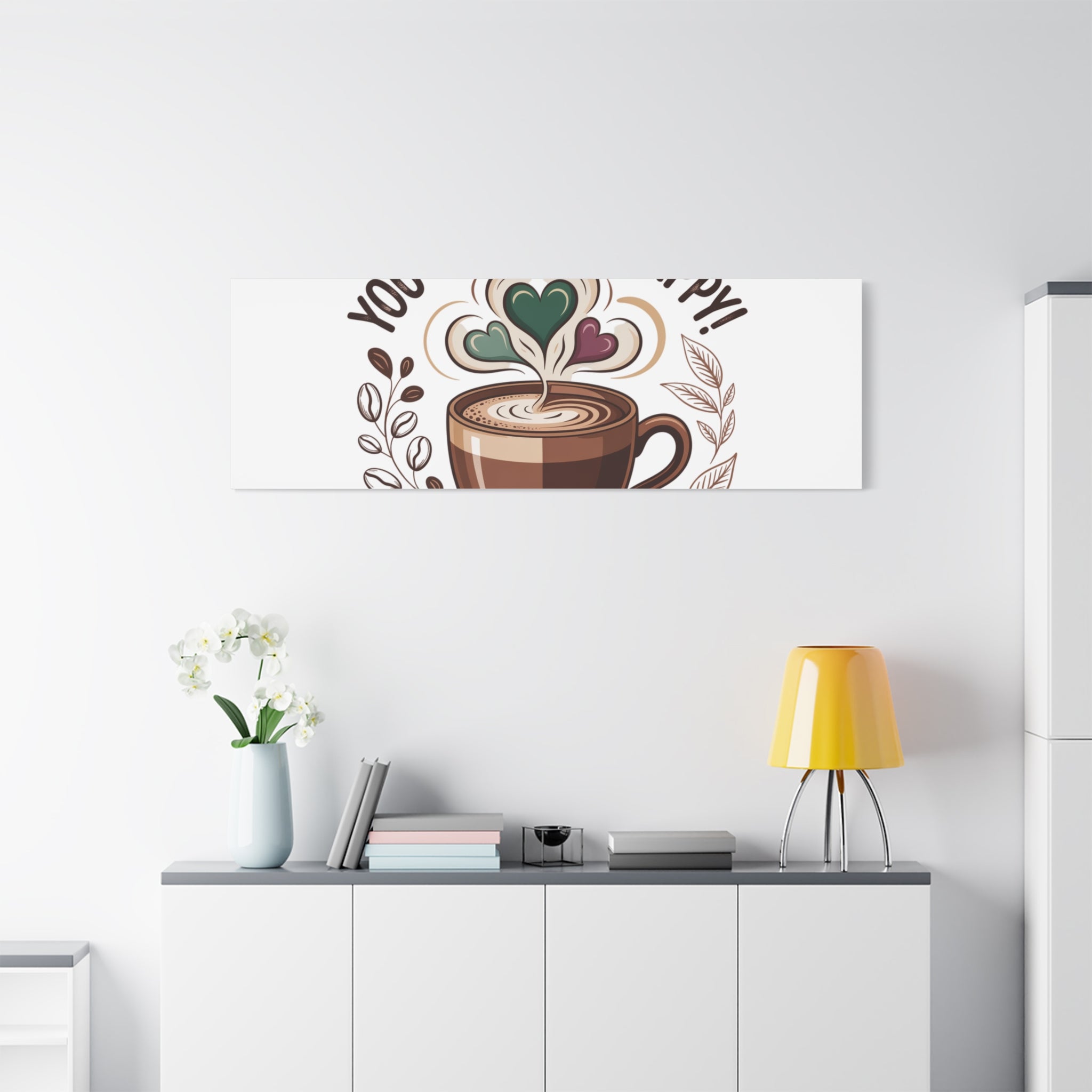 Cozy Mocha Wall Art Canvas