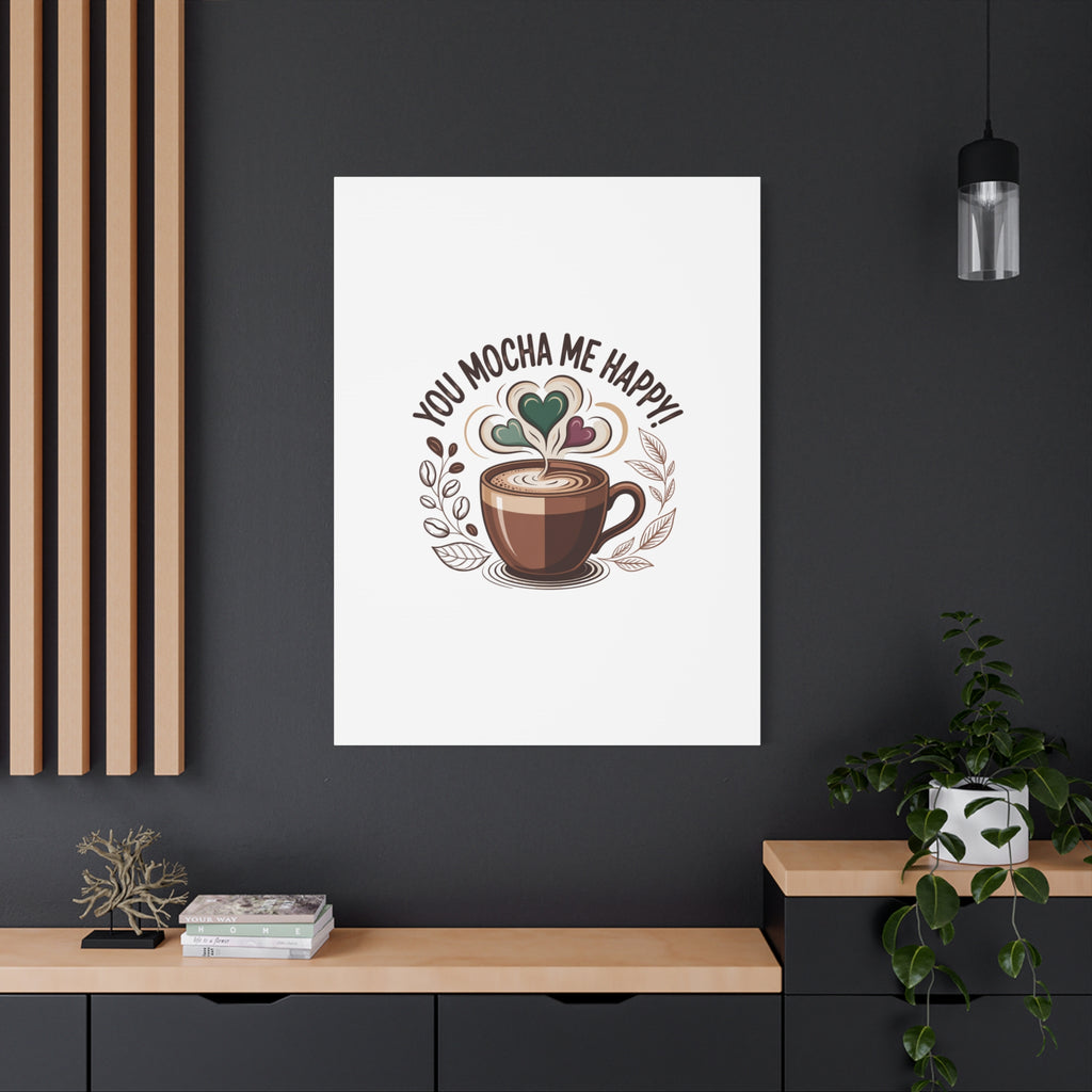 Cozy Mocha Wall Art Canvas