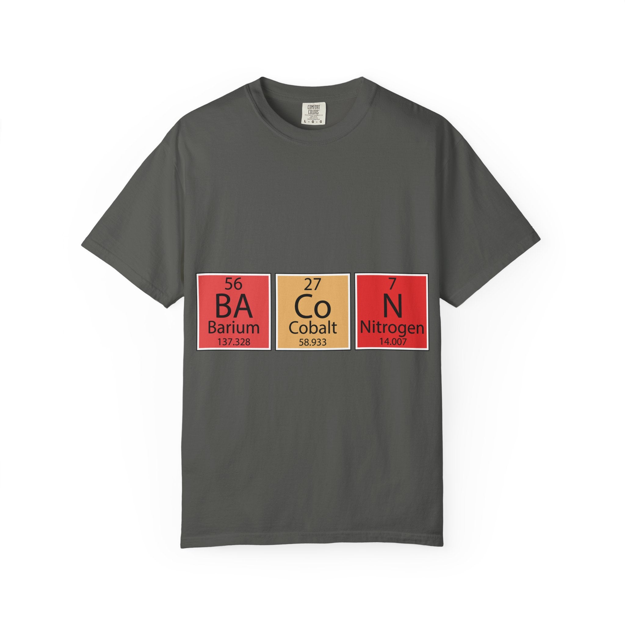 Bacon Periodic Table T-shirt | BA Co N Elements Graphic Tee