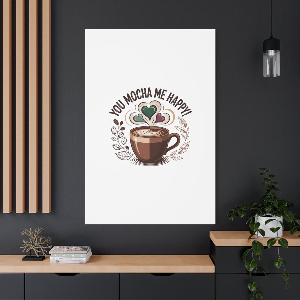 Cozy Mocha Wall Art Canvas