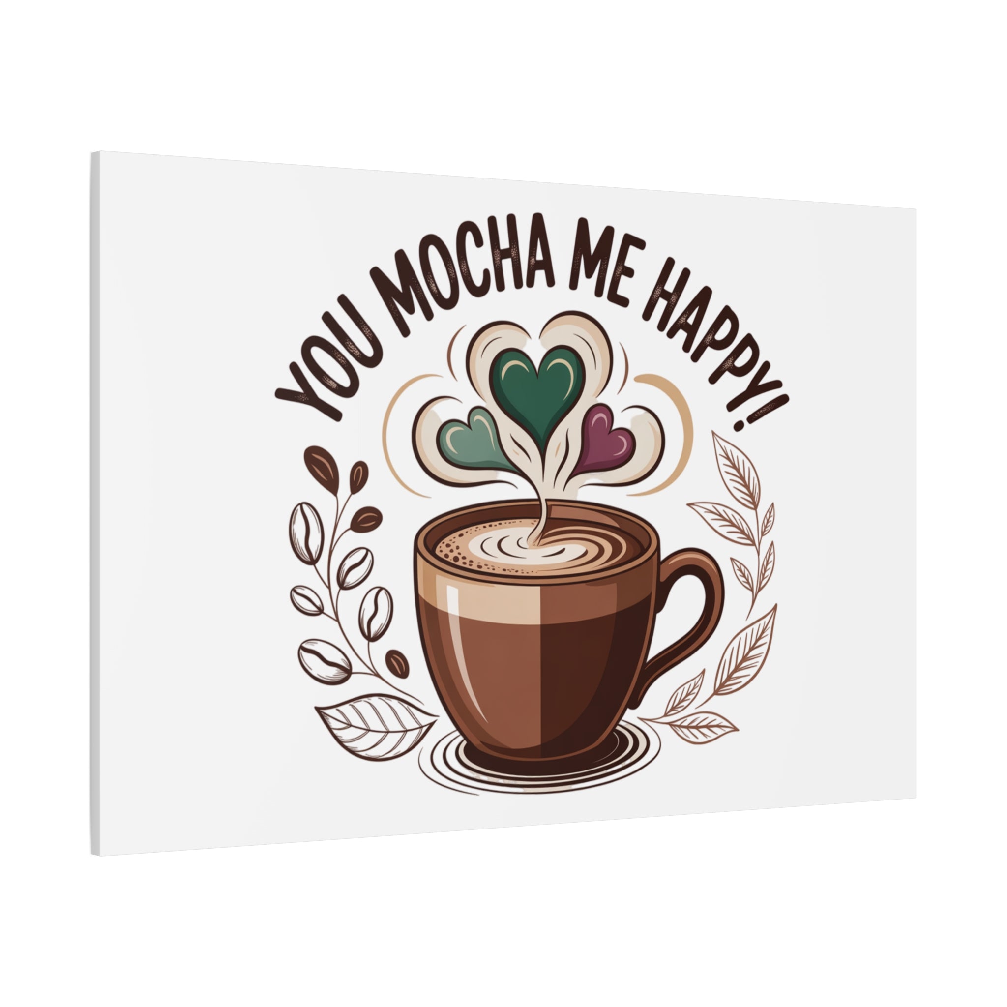 Cozy Mocha Wall Art Canvas