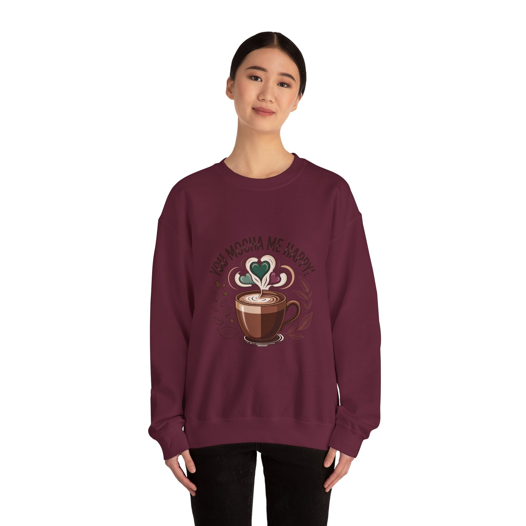 Cozy Mocha Crewneck Sweatshirt
