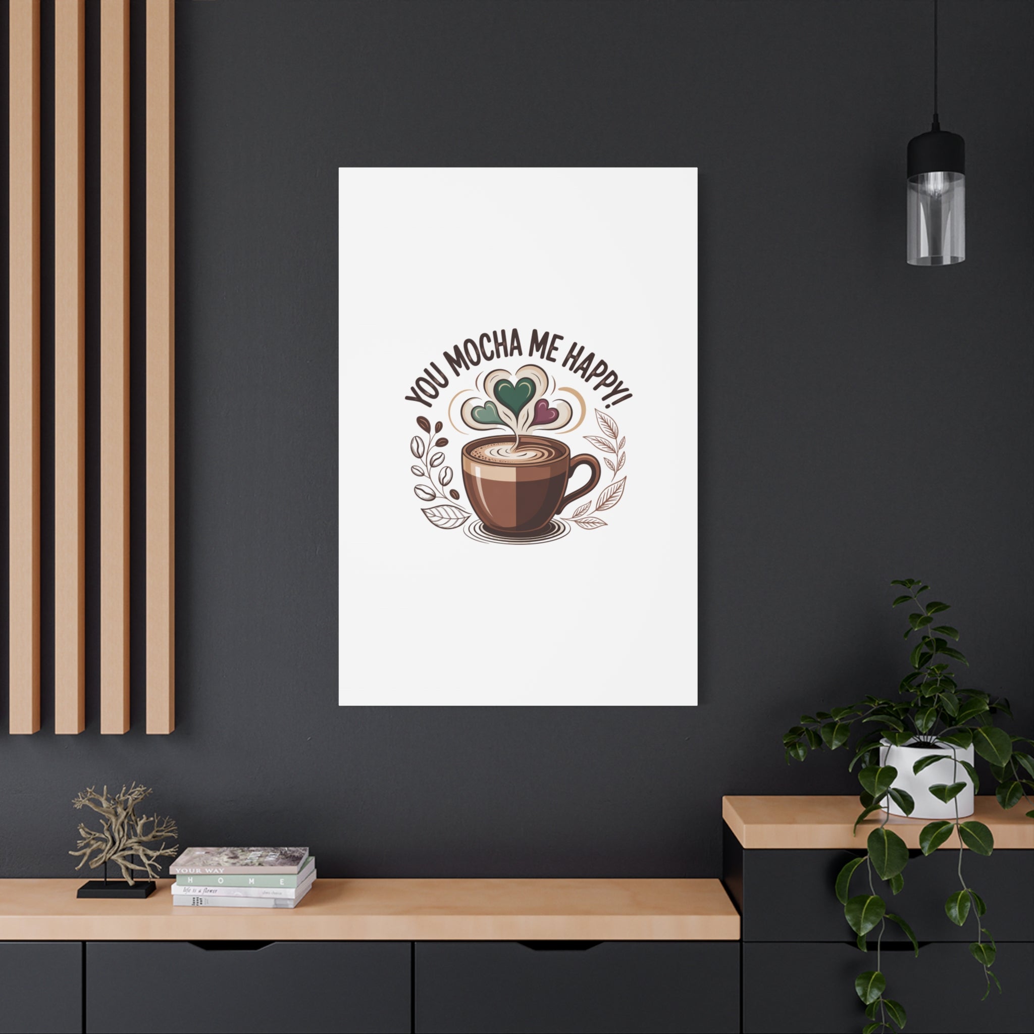 Cozy Mocha Wall Art Canvas