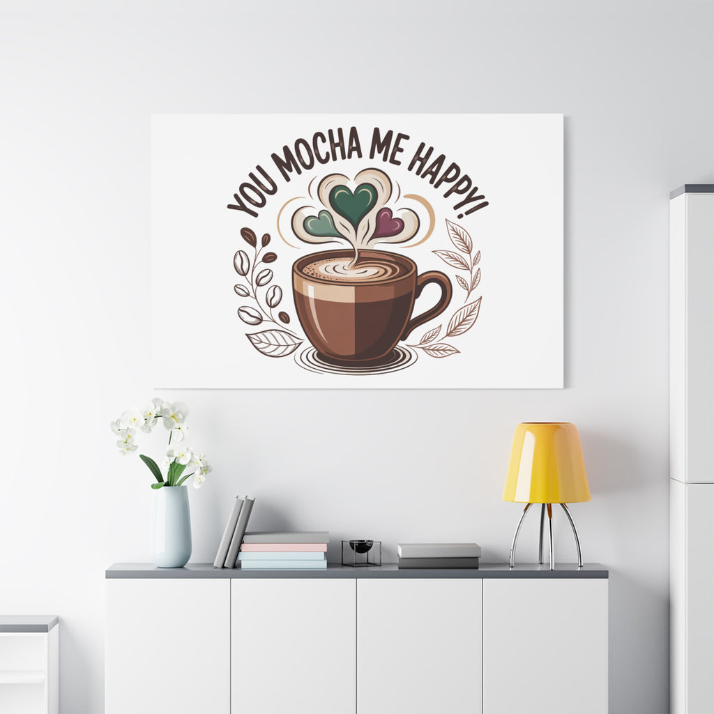 Cozy Mocha Wall Art Canvas