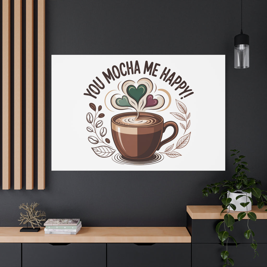 Cozy Mocha Wall Art Canvas