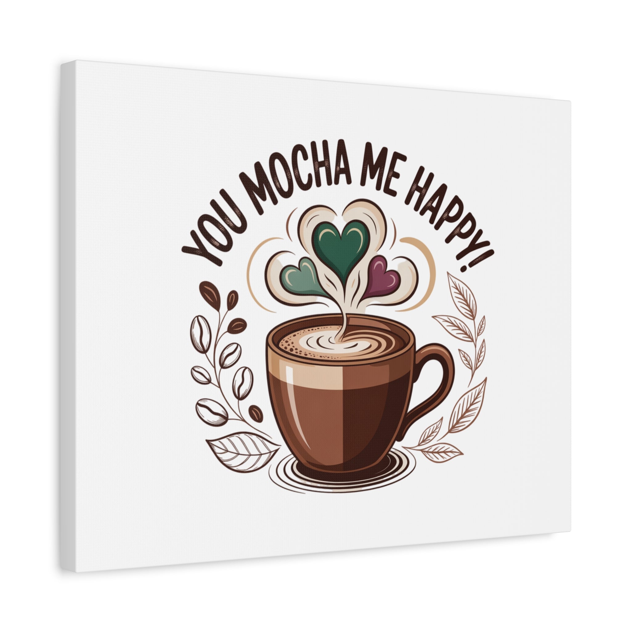 Cozy Mocha Wall Art Canvas