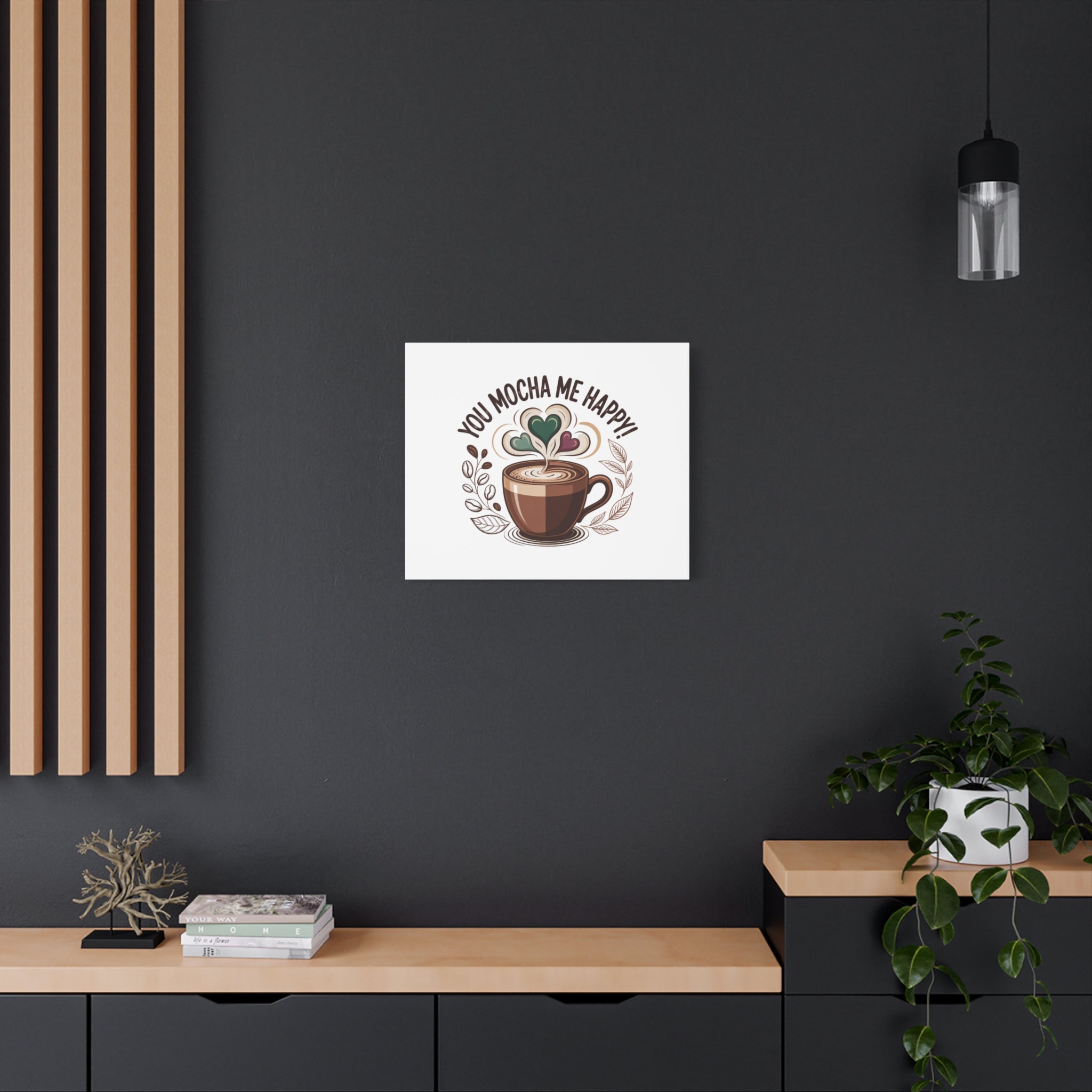 Cozy Mocha Wall Art Canvas